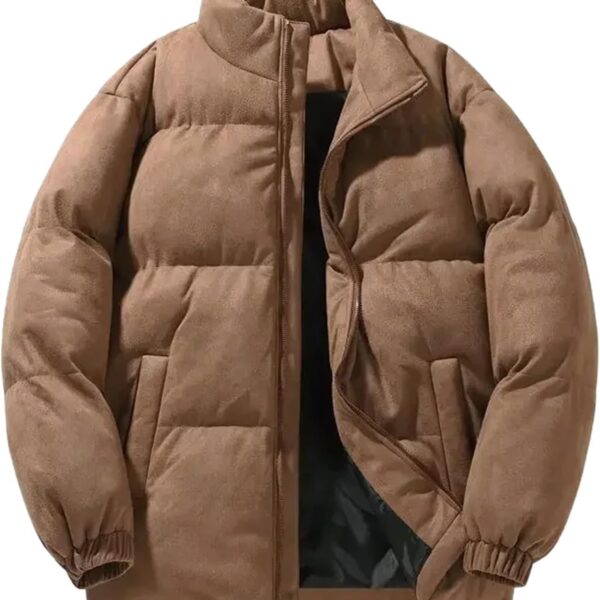 Men Short Down Jacket Lightweight Warm Padded Coat Winter Korean Style Outerwear