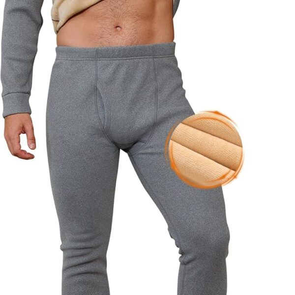 Men's Thermal Underwear Set Heavyweight Soft Fleece-Lined Top and Long Johns Winter Base Layer (S-XXL)